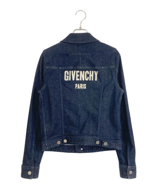 GIVENCHY（ジバンシィ）GIVENCHY (ジバンシィ) GIVENCHY バックロゴ デニムジャケット インディゴ サイズ:36の古着・服飾アイテム