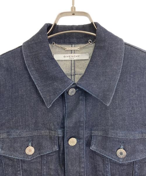 GIVENCHY（ジバンシィ）GIVENCHY (ジバンシィ) GIVENCHY バックロゴ デニムジャケット インディゴ サイズ:36の古着・服飾アイテム