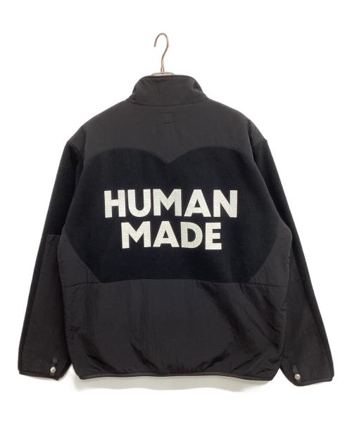HUMAN MADE（ヒューマンメイド）HUMAN MADE (ヒューマンメイド) フリースジャケット ブラック サイズ:2XLの古着・服飾アイテム