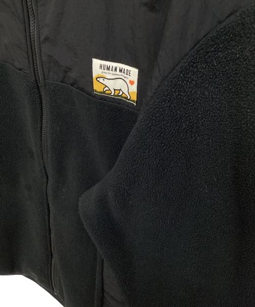 HUMAN MADE（ヒューマンメイド）HUMAN MADE (ヒューマンメイド) フリースジャケット ブラック サイズ:2XLの古着・服飾アイテム
