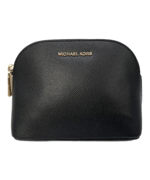 MICHAEL KORS（マイケル・コース）MICHAEL KORS (マイケルコース) ポーチ ブラックの古着・服飾アイテム