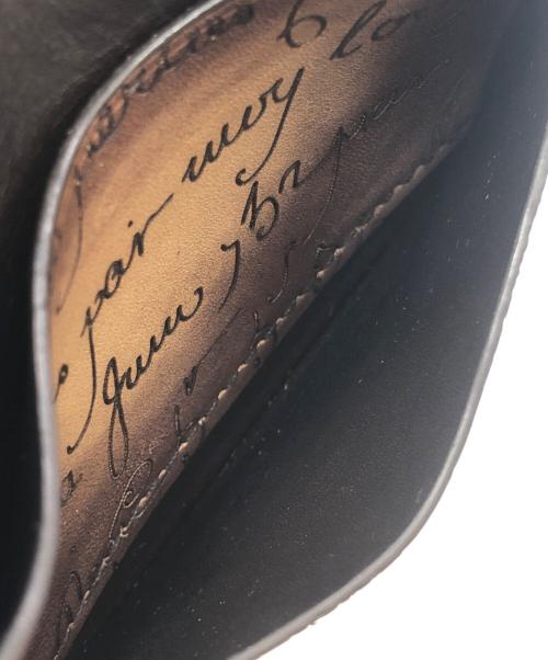 Berluti（ベルルッティ）Berluti (ベルルッティ) バンブースクリットカードホルダー ブラウンの古着・服飾アイテム