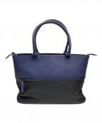 LANVIN en Bleuランバンオンブルー）の古着「トートバッグ」｜ブラック×ブルー