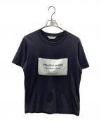 beautiful peopleビューティフルピープル）の古着「ビッグネームロゴTシャツ」｜グレー
