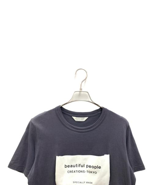 beautiful people（ビューティフルピープル）beautiful people (ビューティフルピープル) ビッグネームロゴTシャツ グレー サイズ:180の古着・服飾アイテム