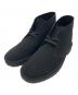 CLARKS ORIGINALS（クラークス オリジナルズ）の古着「Clarks Desert Rock Black Suede」｜ブラック