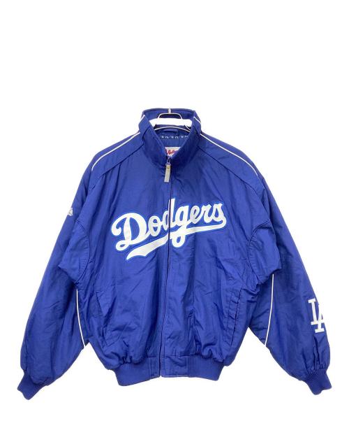 Majestic（マジェスティック）Majestic (マジェスティック) Dodgers (ドジャース) スタジャン ブルー サイズ:サイズ表記なしの古着・服飾アイテム