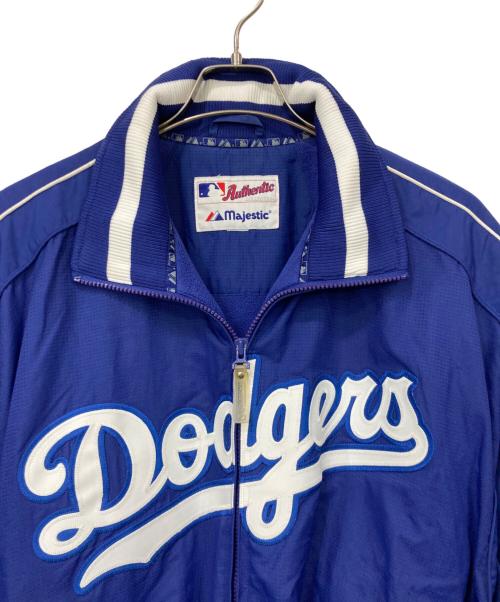 Majestic（マジェスティック）Majestic (マジェスティック) Dodgers (ドジャース) スタジャン ブルー サイズ:サイズ表記なしの古着・服飾アイテム