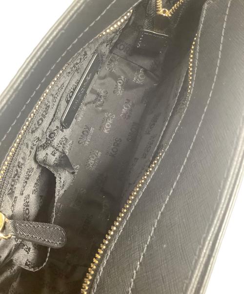 MICHAEL KORS（マイケル・コース）MICHAEL KORS (マイケルコース) 2WAYショルダーバッグ ブラックの古着・服飾アイテム