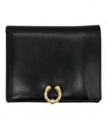 GUCCI（グッチ）の古着「2つ折り財布」｜ブラック