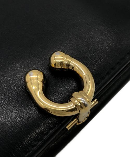 GUCCI（グッチ）GUCCI (グッチ) 2つ折り財布 ブラックの古着・服飾アイテム