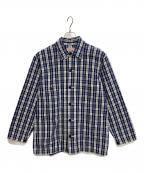 UNION SUPPLYユニオンサプライ）の古着「パラカチェックワークジャケット」｜ネイビー×ホワイト