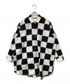 marimekkoマリメッコ）の古着「シャツ」｜ホワイト×ブラック