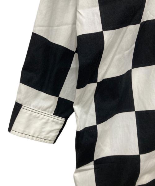 marimekko（マリメッコ）marimekko (マリメッコ) シャツ ホワイト×ブラック サイズ:XSサイズ 未使用品の古着・服飾アイテム