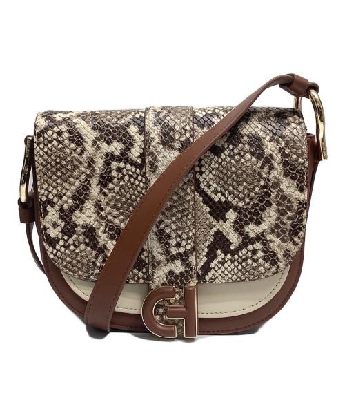 COLE HAAN（コールハーン）COLE HAAN (コールハーン) エッセンシャルミニサドルバッグ ブラウン 未使用品の古着・服飾アイテム