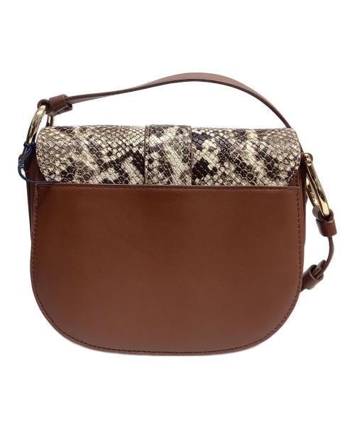 COLE HAAN（コールハーン）COLE HAAN (コールハーン) エッセンシャルミニサドルバッグ ブラウン 未使用品の古着・服飾アイテム