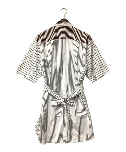 PLAN C（プランシー）Plan C (プランシー) ストライプシャツ ホワイト サイズ:SIZE Freeの古着・服飾アイテム