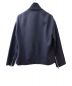 HERMES (エルメス) レザー切替ブルゾン/ウールジャケット ネイビー サイズ:50：59800円
