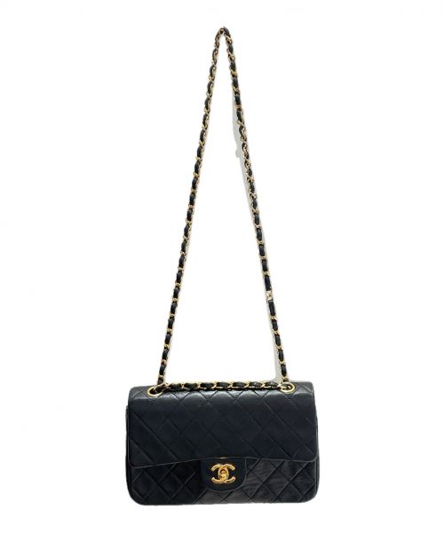 CHANEL（シャネル）CHANEL (シャネル) ダブルフラップマトラッセ ブラック サイズ:23の古着・服飾アイテム