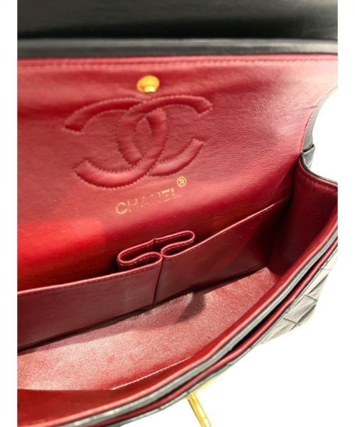 CHANEL（シャネル）CHANEL (シャネル) ダブルフラップマトラッセ ブラック サイズ:23の古着・服飾アイテム