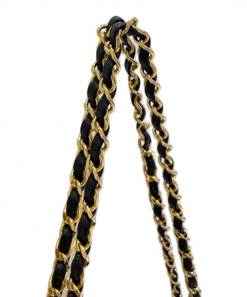 CHANEL（シャネル）CHANEL (シャネル) ダブルフラップマトラッセ ブラック サイズ:23の古着・服飾アイテム