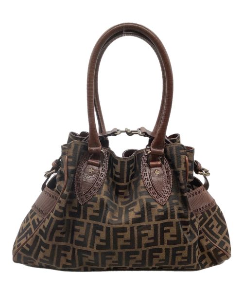 FENDI（フェンディ）FENDI (フェンディ) ハンドバッグ ブラウンの古着・服飾アイテム
