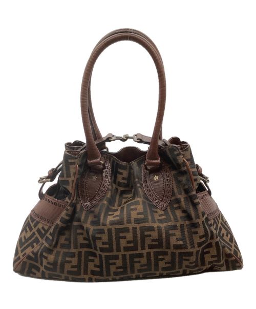 FENDI（フェンディ）FENDI (フェンディ) ハンドバッグ ブラウンの古着・服飾アイテム