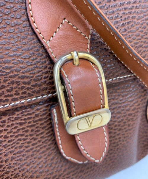 VALENTINO GARAVANI（ヴァレンティノ・ガラヴァーニ）VALENTINO GARAVANI (ヴァレンティノ・ガラヴァーニ) ショルダーバッグ ブラウンの古着・服飾アイテム