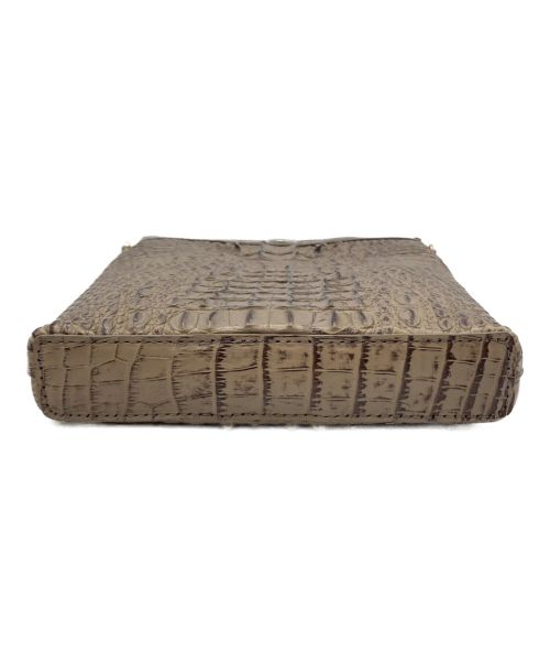 RODANIA（ロダニア）RODANIA (ロダニア) クロコダイルポシェット ブラウンの古着・服飾アイテム