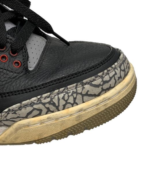 NIKE（ナイキ）NIKE (ナイキ) Air Jordan 3 Retro OG ブラック サイズ:26cmの古着・服飾アイテム