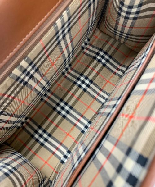 Burberry's（バーバリーズ）Burberry's (バーバリーズ) ハンドバッグ ブラウンの古着・服飾アイテム