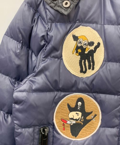 HYDROGEN（ハイドロゲン）HYDROGEN (ハイドロゲン) ワッペンダウンジャケット ネイビー サイズ:Sの古着・服飾アイテム