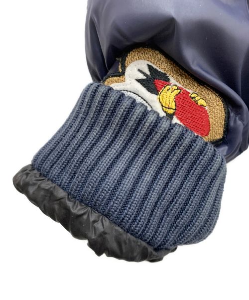 HYDROGEN（ハイドロゲン）HYDROGEN (ハイドロゲン) ワッペンダウンジャケット ネイビー サイズ:Sの古着・服飾アイテム