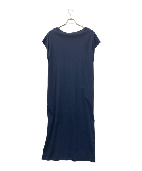 Curensology（カレンソロジー）Curensology (カレンソロジー) フロントギャザーワンピース ネイビー サイズ:FREEの古着・服飾アイテム