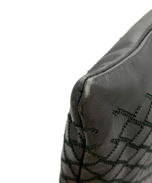 BOTTEGA VENETA（ボッテガベネタ）BOTTEGA VENETA (ボッテガベネタ) イントレチャート クラッチバッグ グレーの古着・服飾アイテム