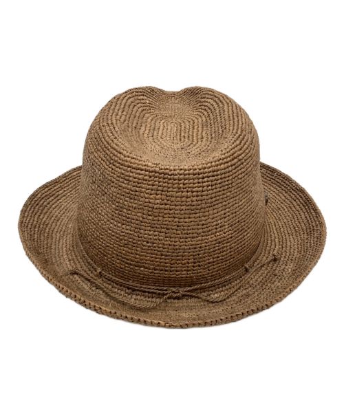 HELEN KAMINSKI（ヘレンカミンスキー）HELEN KAMINSKI (ヘレンカミンスキー) ラフィアハット アーモンド サイズ:Mの古着・服飾アイテム