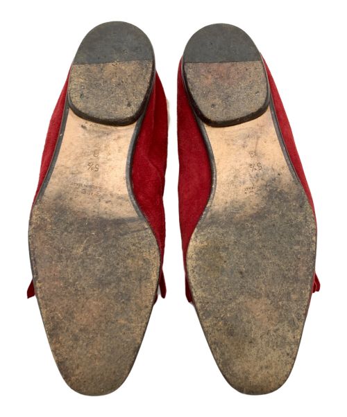 GUCCI（グッチ）GUCCI (グッチ) ローファー レッド サイズ:5 1/2の古着・服飾アイテム