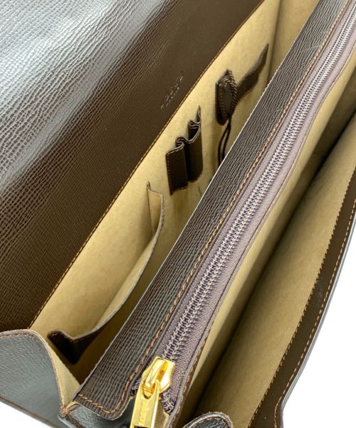 LOEWE（ロエベ）LOEWE (ロエベ) アナグラム ブリーフケース ダークブラウンの古着・服飾アイテム