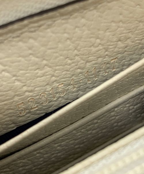 GUCCI（グッチ）GUCCI (グッチ) オフィディア GGジップアラウンドウォレット ベージュ×トリコロールの古着・服飾アイテム