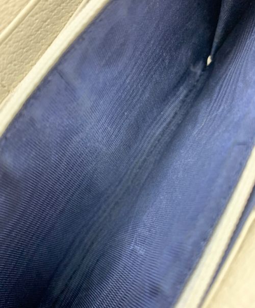 GUCCI（グッチ）GUCCI (グッチ) オフィディア GGジップアラウンドウォレット ベージュ×トリコロールの古着・服飾アイテム