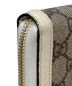 中古・古着 GUCCI (グッチ) オフィディア GGジップアラウンドウォレット ベージュ×トリコロール：36000円