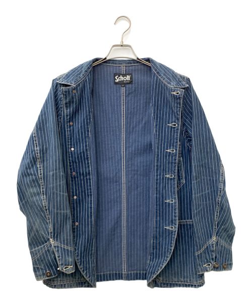 Schott（ショット）Schott (ショット) OLD HICKORY WORK JACKET インディゴ サイズ:Sの古着・服飾アイテム