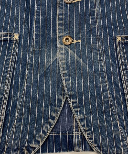 Schott（ショット）Schott (ショット) OLD HICKORY WORK JACKET インディゴ サイズ:Sの古着・服飾アイテム