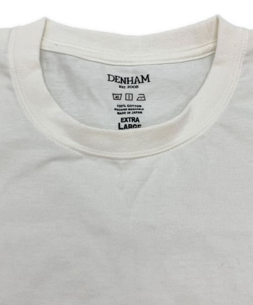Denham（デンハム）Denham (デンハム) 2pack mij basic tee ホワイト サイズ:XLの古着・服飾アイテム