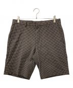 ）の古着「ディメンションチェックハーフパンツ」｜ブラウン