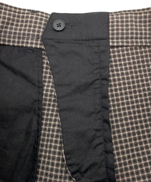 theory（セオリー）theory (セオリー) ディメンションチェックハーフパンツ ブラウン サイズ:W32の古着・服飾アイテム