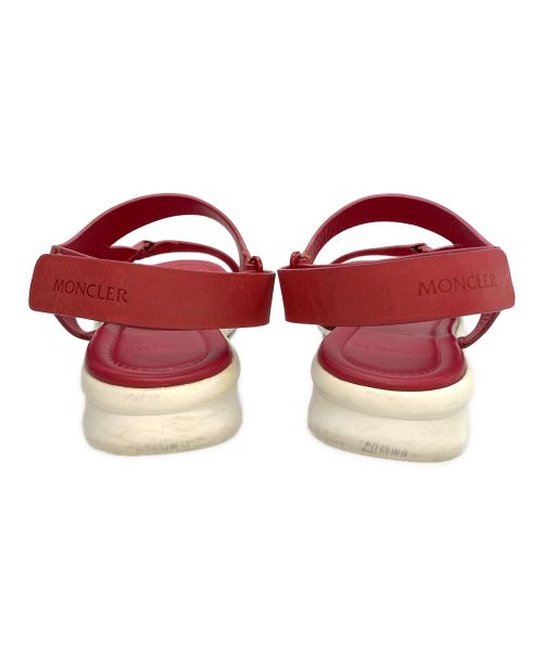 MONCLER（モンクレール）MONCLER (モンクレール) レザースポーツサンダル ピンク サイズ:36の古着・服飾アイテム