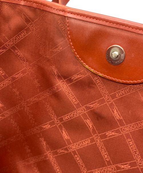 LONGCHAMP（ロンシャン）LONGCHAMP (ロンシャン) トートバッグ レッドの古着・服飾アイテム