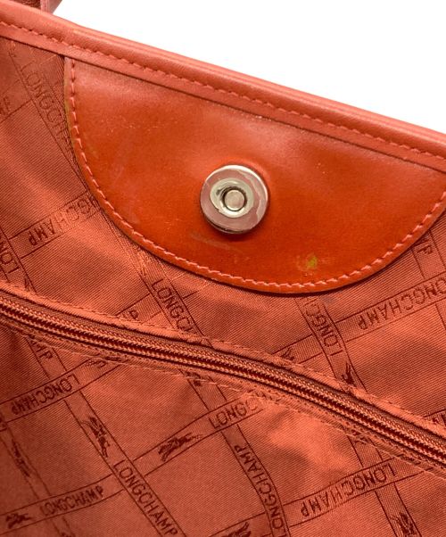 LONGCHAMP（ロンシャン）LONGCHAMP (ロンシャン) トートバッグ レッドの古着・服飾アイテム