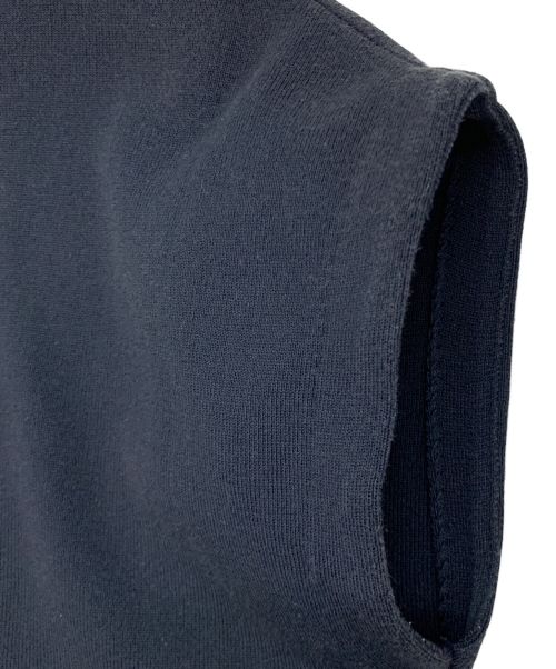 6(ROKU) BEAUTY&YOUTH（ロク ビューティーアンドユース）6(ROKU) BEAUTY&YOUTH (ロク ビューティーアンドユース) SHOULDER SLIT KNIT PULLOVER ネイビー サイズ:-の古着・服飾アイテム